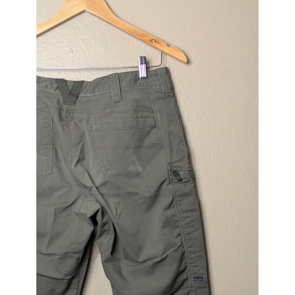 5.11 Tactical Apex Pants Mens 32x34 Olive Green Cargo Utility Work 74520 - Picture 14 of 16